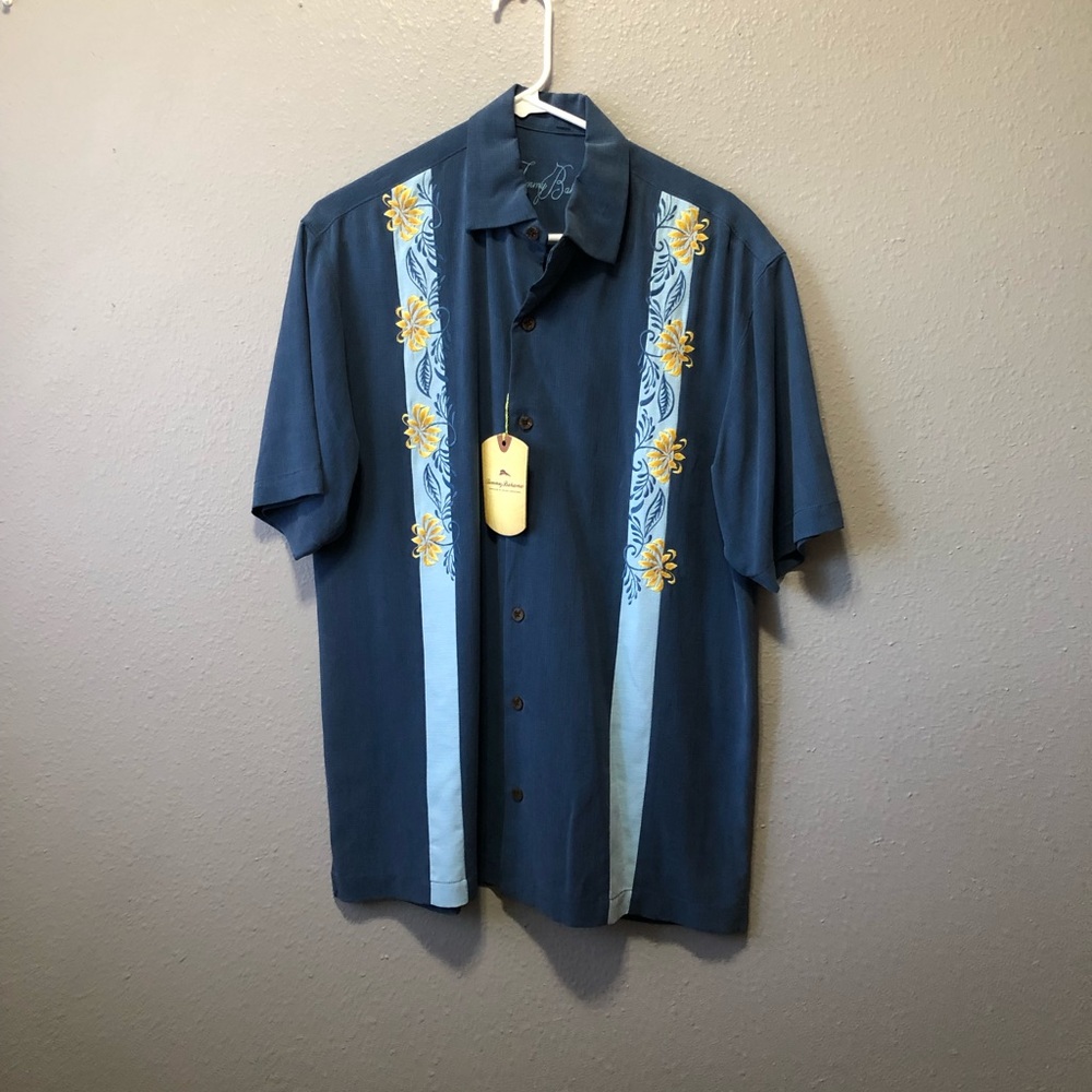 3 Tommy Bahama Silk Shirts - 1 NWT, 2 Worn Once - Picture 3 of 8